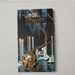 Gold Melanie Martinez Pendant Necklace